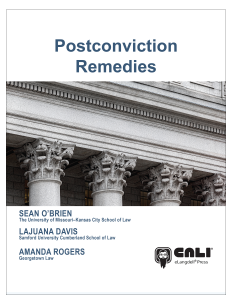 new eLangdell Press casebook - Postconviction Remedies